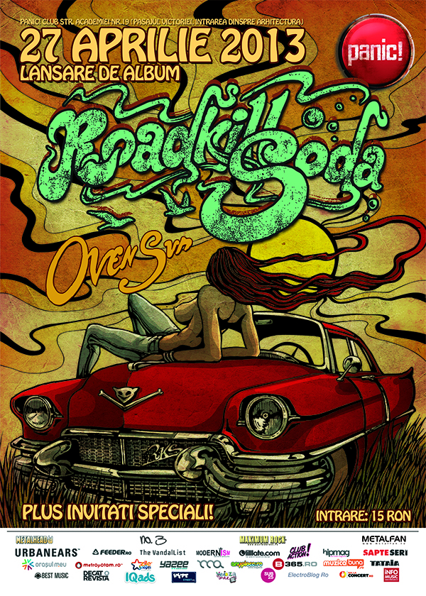 RoadkillSoda lanseaza cel de-al doilea album, intitulat „Oven Sun”